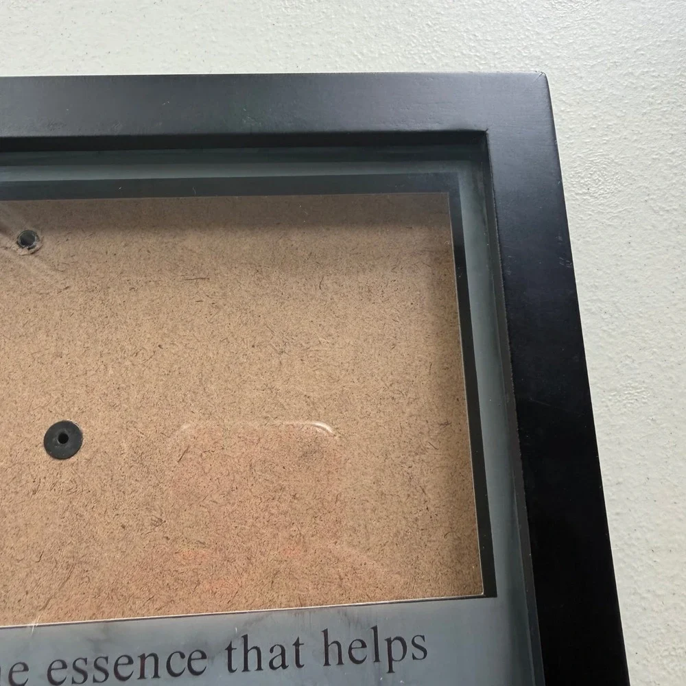 Black Wood Family Quote Shadow Box Picture Frame 4x6